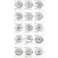 Disc d10x10mm left for cutting cubes suitable for models FNT