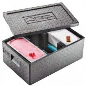 Isothermic polypropylene ice cream container holder  Model KRBGE165