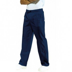 Trousers with elastic IC 100% cotton Blue Available in different sizes Model 044402
