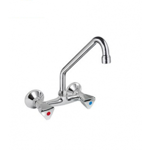 Two holes wall mounted tap - swinging "C" spout L30cm MNL Model R0102010212