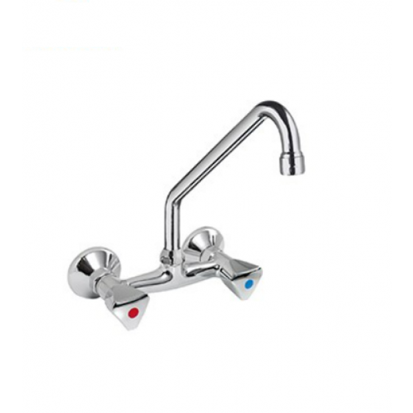 Two holes wall mounted tap - swinging "C" spout L30cm MNL Model R0102010212