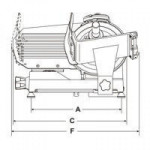 Gravity slicer Model TOPAZ 250C CE Domestic