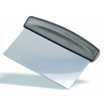Stainless steel sraper with handle in abs Size mm. 150x75 Model CL1260