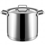 Stainless steel pot with lid suitable for induction cookers Model P4580