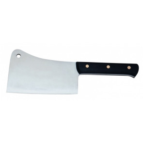 Sickle Tempered AISI 420 stainless steel blade with conical sharpening, satin finish.  Handle in rubberized non-toxic material, anti-slip and dishwasher safe. Model CLF12