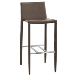 Indoor stool TESR Chromed metal frame Synthetic leather covering Model 1007-F600