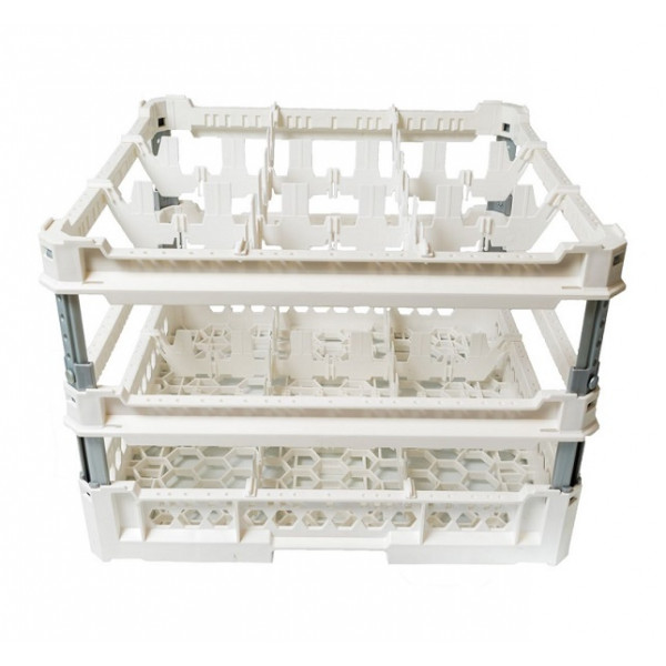 Classic rack with 9 square compartments GD Model KIT 4 3x3
