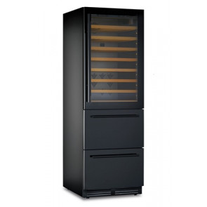 Ventilated Wine cooler 72 Bottles top and 69 Bottles  Low Model DW190BLACK