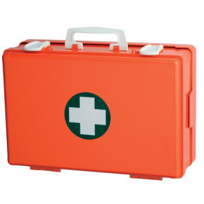 Large orange first aid suitcase MDL polypropylene Model VALIGIA 709014