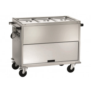 Heated trolley with dry hesating element Model CTS1757(1x1/1GN)