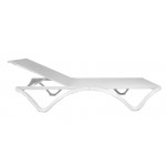 Sunbed TESR ​Powder coated aluminum and  polypropylene frame, textilene fabric, rear wheels Model 439-P78
