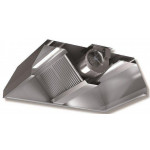 Central hood Stainless Steel Aisi 430 satin scotch-brite RP Model DSC15/22