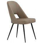 Indoor chair TESR Powder coated metal frame synthetic leather covering.Model 182-XR3