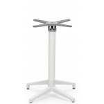 Outdoor base TESR Base in polypropylene with fiberglass, aluminium column, stackable frame with adjustable feet. Model 185-F4