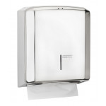 Paper towel dispenser folded C or Z MDC Stainless Steel Polished vandal-proof suitable for common bathrooms Capacity: about 600 wipes Model DT2106C