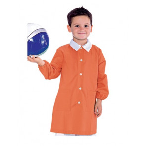 Pollicino Pinafore 65% Polyester  35% Cotton ORANGE available in different sizes Model 000211