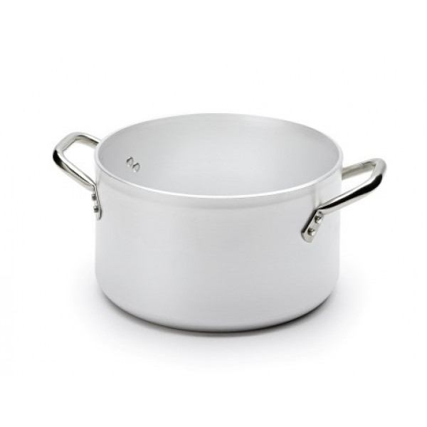 High Aluminium casseroles with two handles for induction kitchens Thickness 3 cm Model 290-2