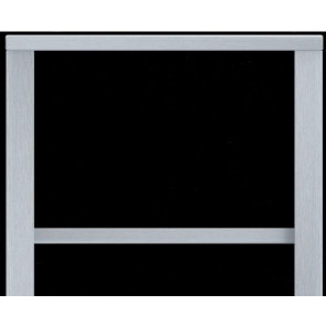 Tavolo fisso in aisi 430 per sovrapposizione 2 forni MODELLO ET423D dim. 610x630x541 mm Per EF 423, EF 443 e EF 523