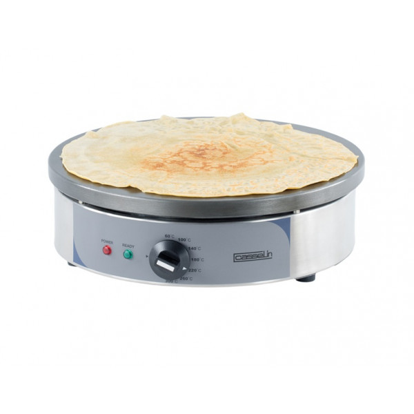 Round crepe maker CLN Stainless steel frame Cast iron plate Model CCR35E