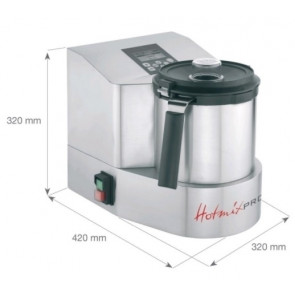 Multifuncional food processor Bowl capacity: 2 lt Temperature +25°/+190° Model HotMixPro Gastro X