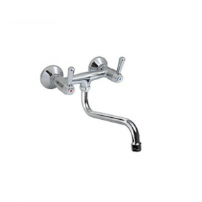 Two holes wall mounted tap - swinging "S" spout L22cm MNL Model R0102010221