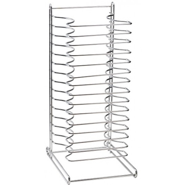 Table-top tray Model PT15 Stainless steel structure For round trays from cm 26 to 32 Interterglia cm 3,5 kit 4 pieces