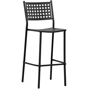 Outdoor stool TESR Powder coated metal frame. Model 1698-UE02