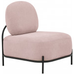 Indoor armchair TESR Powder coated metal frame, fabric covering. Model 1605-06P