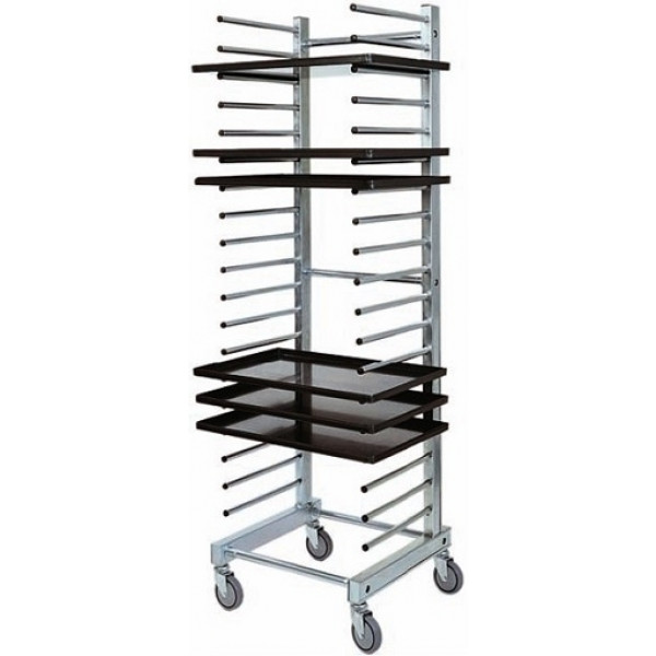 Pans trolley for pastry and pizzeria Model CA1480