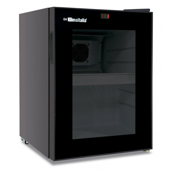 Refrigerated countertop drinks display Static-fan assisted Black KLI Model CL20FLBLK