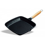 Grilling tray in non-stick aluminium Size cm. L 29 x P 29 x 4,3 h Model 242-000