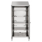 Storage cabinet made of stainless steel 430 IXP n.2 hinged doors Model 69405430