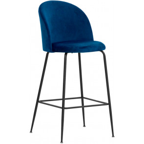 Indoor stool TESR Powder coated metal frame, velvet covering. Model 1762-JB4