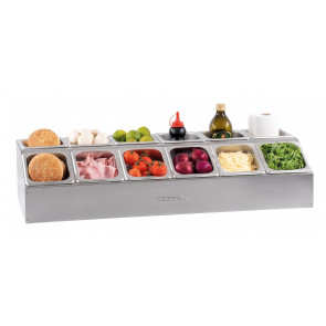 Stainless steel gastronorm display Neutral CLN Model CSBG1216R