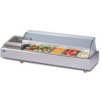Heated countertop display Model GASTROSERVICEDRY 1200C Containers GN (all sizes GN H MAX. 10 cm)