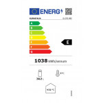 Refrigerated cabinet Static-fan assisted with backlight canopy KLI Model CL372VGC