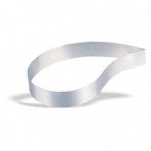 Tear in stainless steel Height 4,5 cm Model 639-0