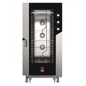 Electric combi convection oven with steam Model MKF2011S Ventilated cooking Capacity n.20 trays/grids GN 1/1 Power Kw 31