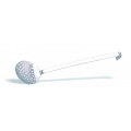 Schiumarola in acciaio inox Dimensioni ø cm.10 Lunghezza manico cm 32 Lunghezza totale cm 40 Modello 302-100