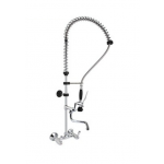 Two holes pre-rinse unit wall mounted - swinging spout in the middle of the tube MNL Model R0102010217