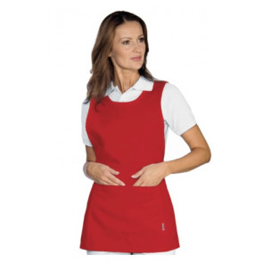 Lady Papeete apron 100% Polyester Red Model 013207