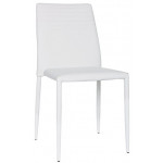 Stackable indoor chair TESR Metal frame Synthetic leather covering Model 949-F400