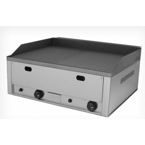 Gas fry top Model LRGD60 Plate 1/2 smooth 1/2 striped