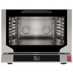 Electric digital convection oven with humidification for bakery and pastrt Model EKF464.3NT Capacity n.4 trays cm 60x 40 Power Kw 5,2 Drop down door