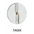 Cutting disc thickness 4mm DF04 - suitable for cucumbers, carrots, onion rings, fried potatoes, white cabbage, etc. for Vegetable cutter Models TITANIUM