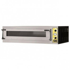 Electric mechanical pizza oven PF 1 cooking chamber N. Pizzas 9 (Ø cm 35) o N.5 Trays 60X40 Model MIZAR 9 GLASS