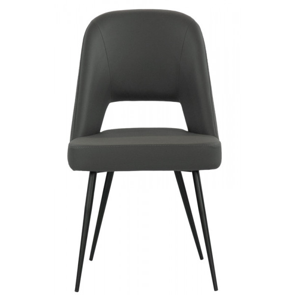 Indoor chair TESR Powder coated metal frame synthetic leather covering.Model 182-XR3