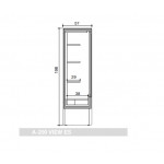 Refrigerated wall-site multideck Zoin Model Olimpo OI150PSVG Suitable for the display of beverages, milk, cold gastronomy, pre-packaged products, dairy products Ventilated refrigeration built-in motor