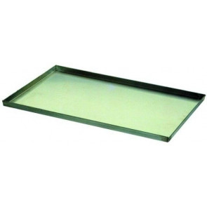 Aluminized steel teflon-coated pan for pastry and pizza Model TREPLU