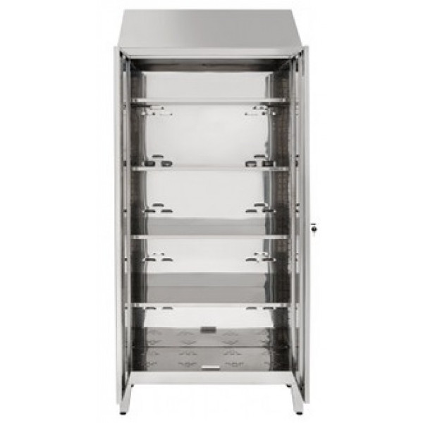 Storage cabinet made of stainless steel 304 IXP n.2 hinged doors Model S5069404